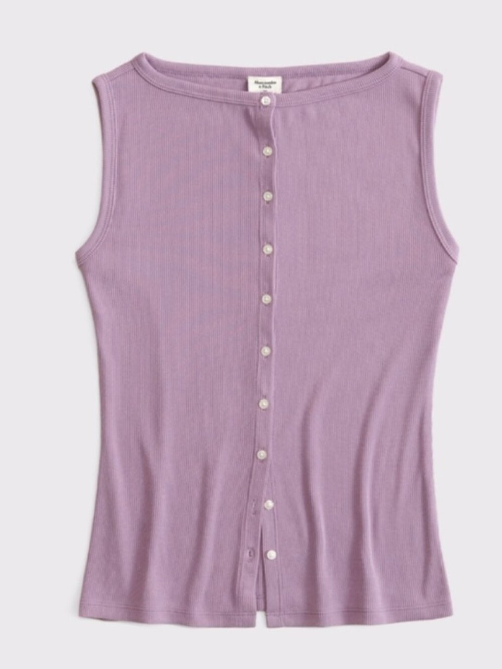 Abercrombie & Fitch slash button-through top